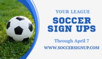 Soccer Registration banner
