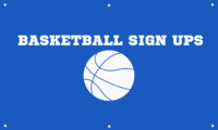 Basketball Sign Ups banner