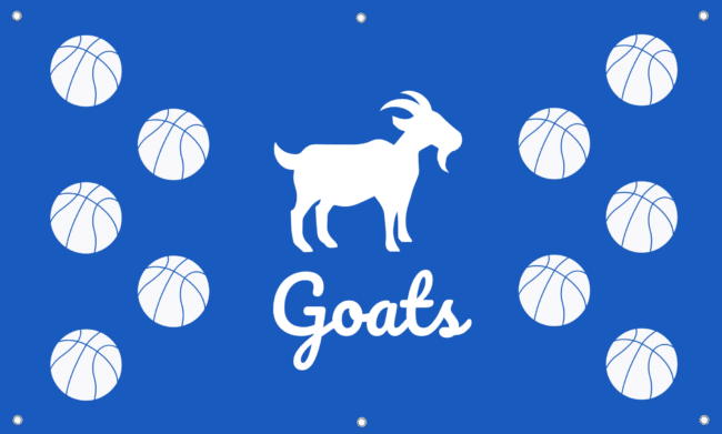 Basketball team banner