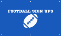 Football Sign Ups banner