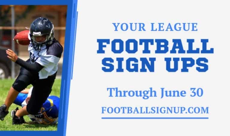 Football Sign Ups banner design template